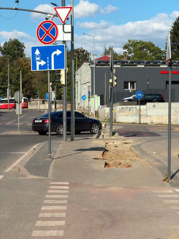 У Львові понищили велодоріжку